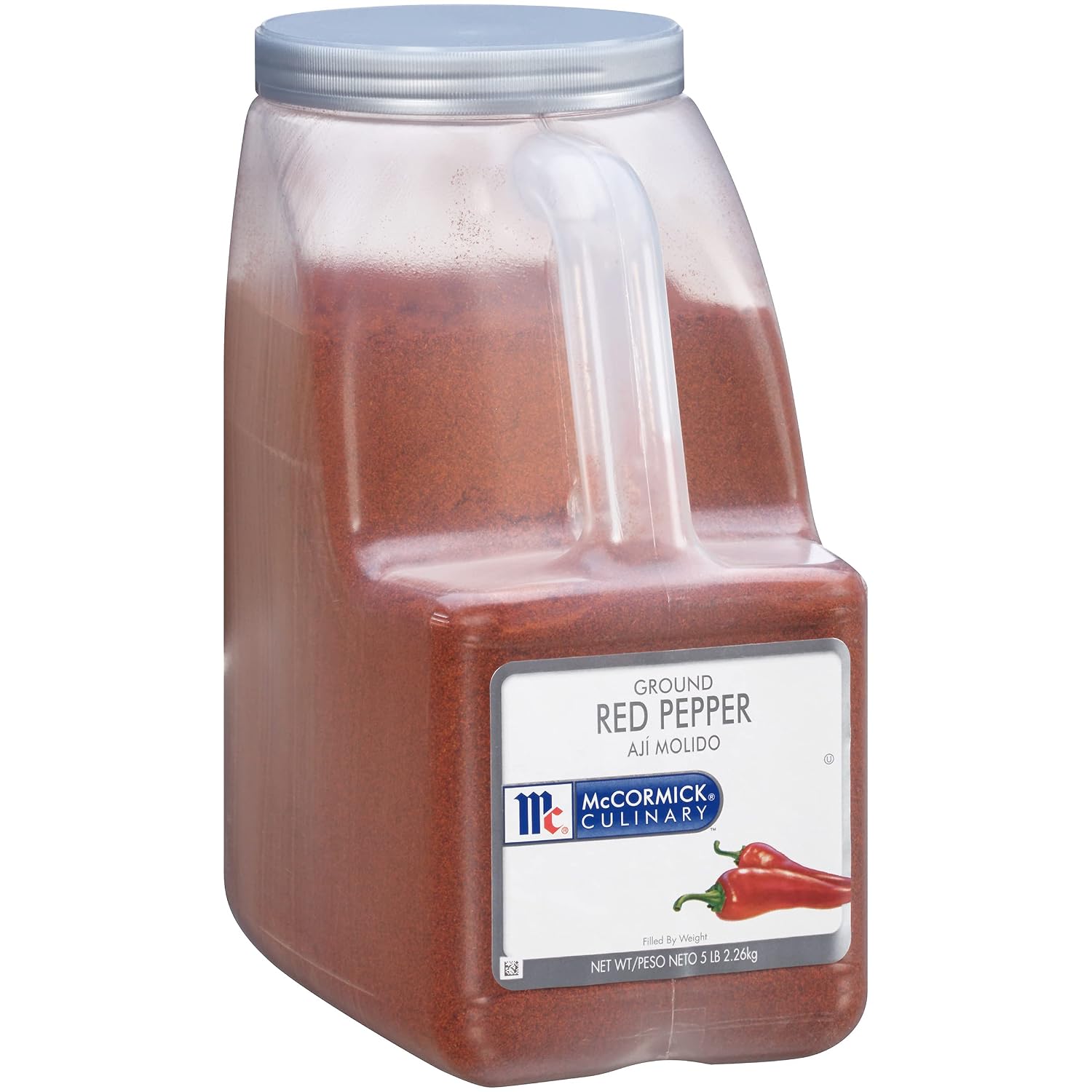 McCormick Culinary Ground Red Pepper, 25 lb - One 25 Pound Container of Red Pepper Seasoning, Made from Dried Ground Red Chili Peppers for a Zesty Flavor