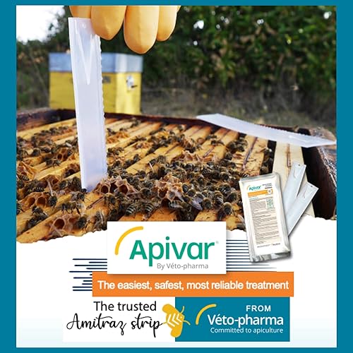 Miniatura 2 de Apivar Varroa Mite Treatment with Easy Rip Strips (60)