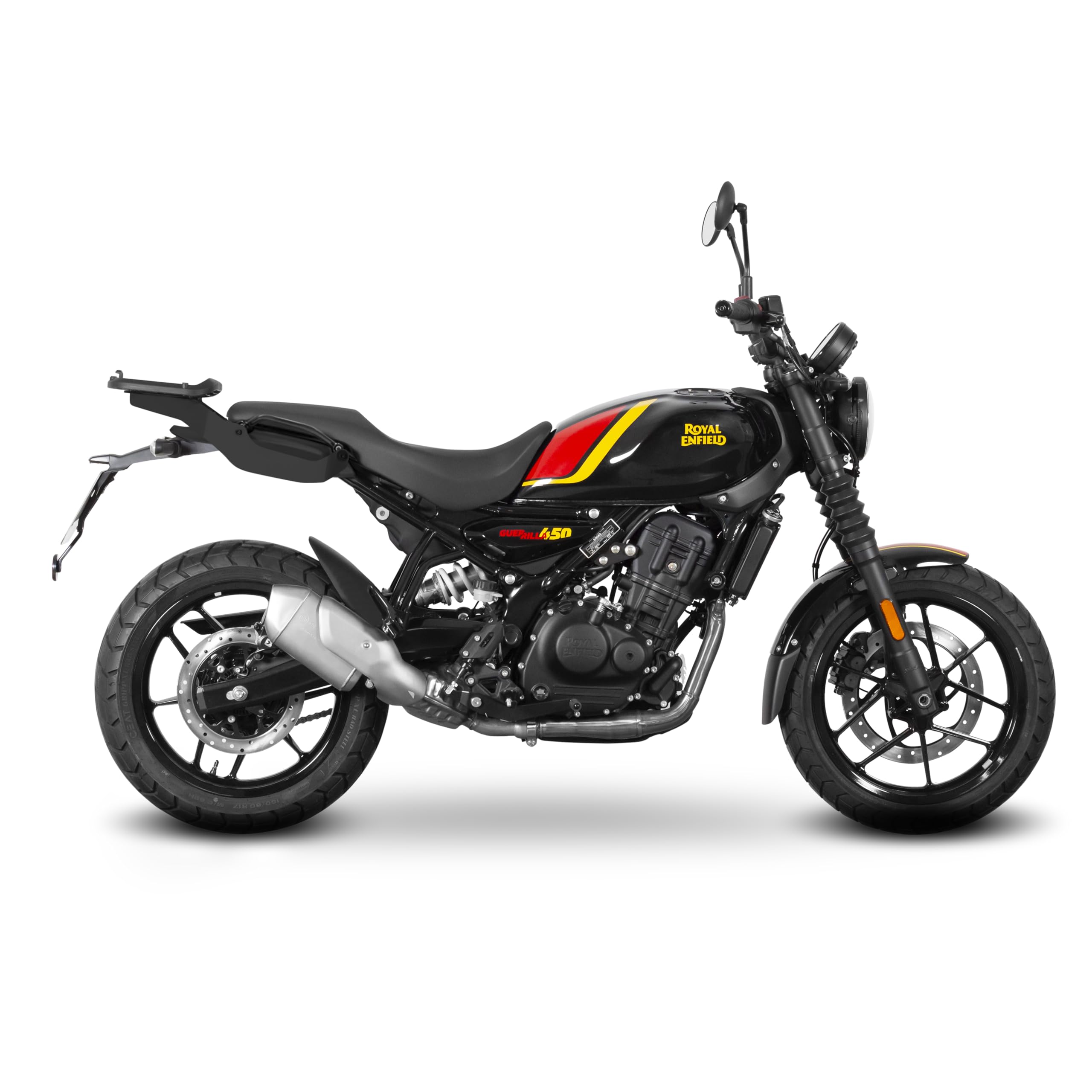 Support SHAD Top Master Royal Enfield Guerrilla 450, idéal pour vos road trips