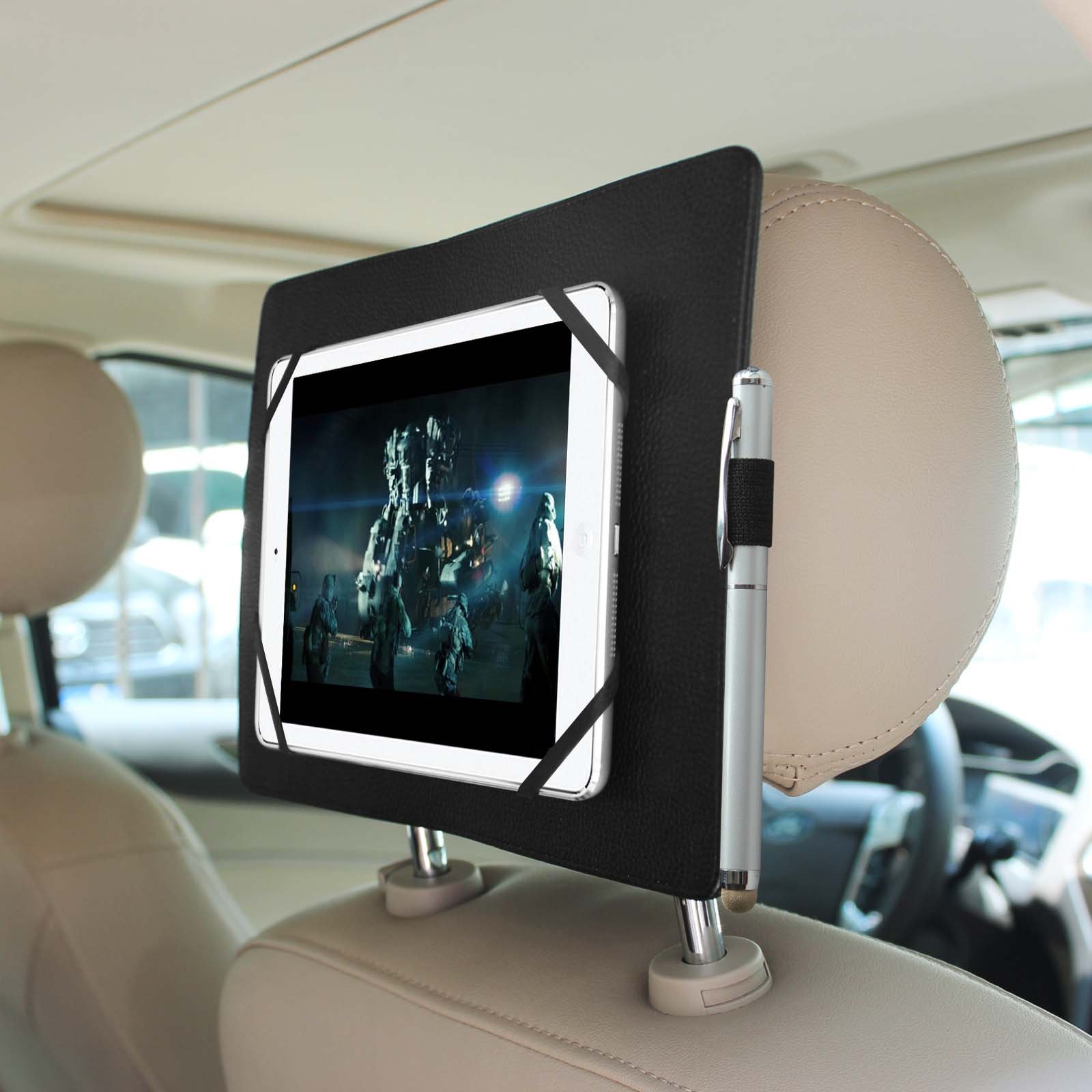 Soporte Para Tablet En Coche Mercedes-Benz GLC Coupe - Montaje En Reposacabezas, 360° Giratorio, Extensible