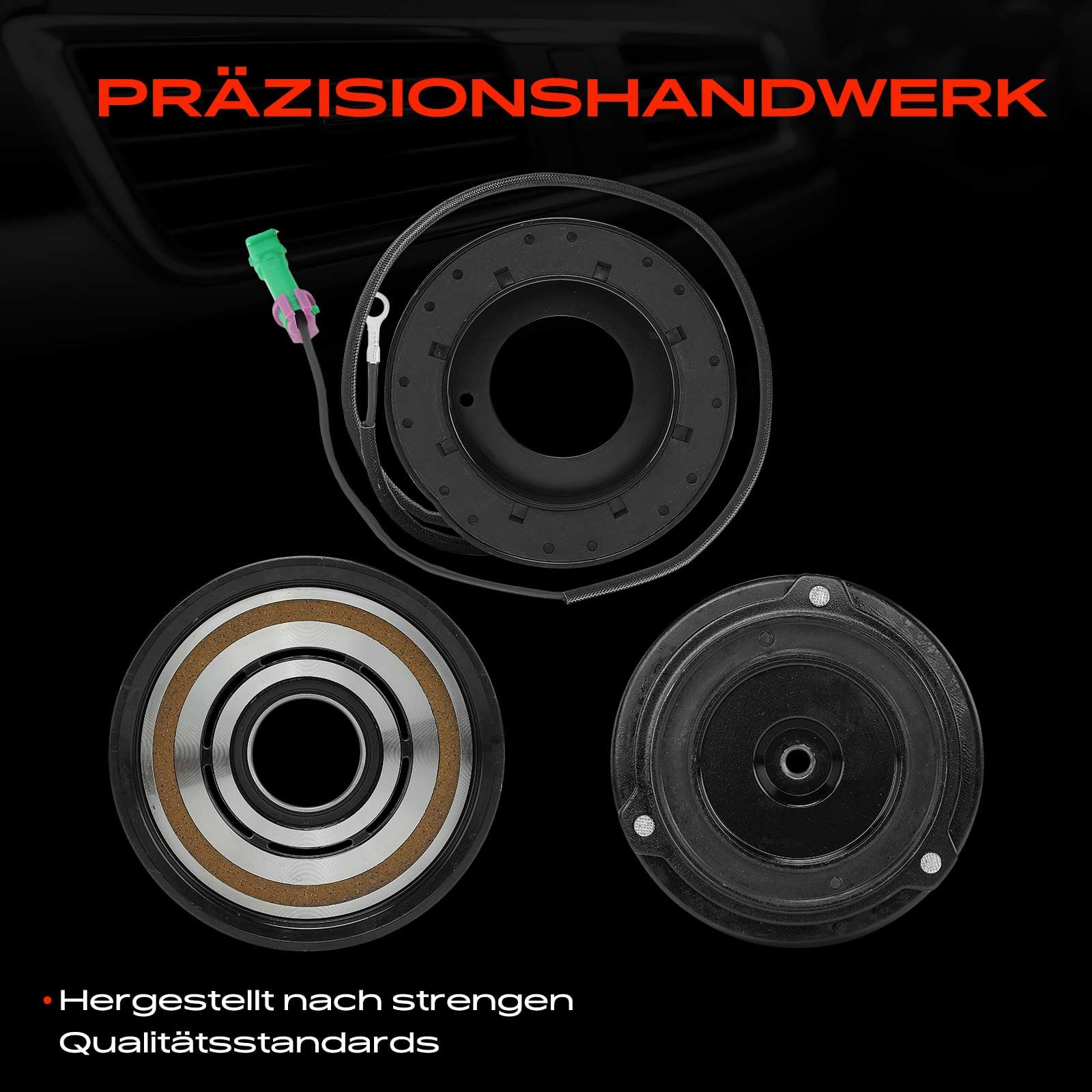 Frankberg 1x Klimakupplung Kompatibel mit A4 8D2 A6 4B2 Superb I 3U4 Passa.t 3B2 Passa.t 3B3 Passa.t Variant 3B5 Passa.t Variant 3B6 Replace# 8D0260805B
