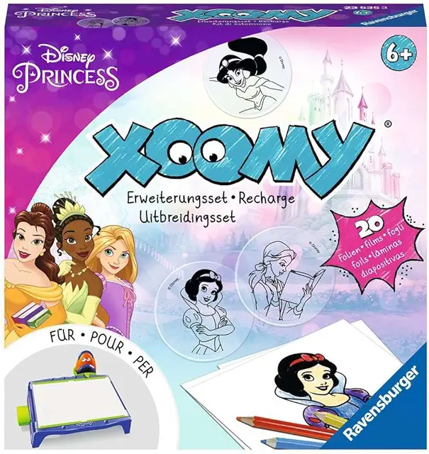 Kit de Ampliación Xoomy Disney Princess - 20 Diseños Nuevos para Dibujar