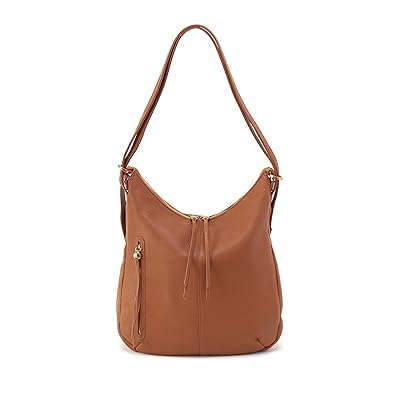 HOBO Merrin Convertible Backpack Backpack Bags Warm Honey, Cotton/Leather