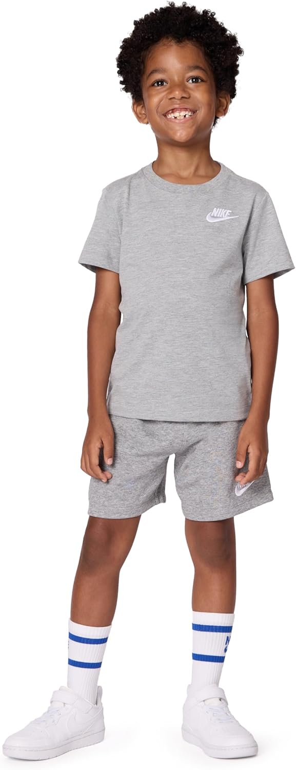 Nike Boys' Sportswear Club T-Shirt and Shorts 2-Piece Outfit Set