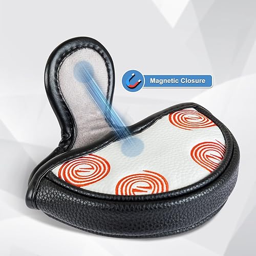 Miniatura 5 de Cubiertas para cabeza de palo de golf, cubiertas para putter, cubierta de putter para Odyssey White Hot Pro, eje fuerte magnético