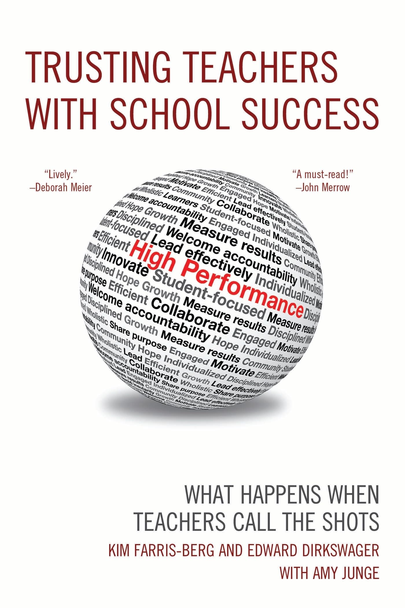 Buy Trusting Teachers with School Success: What Happens When Teachers Call the Shots — BookShops.in