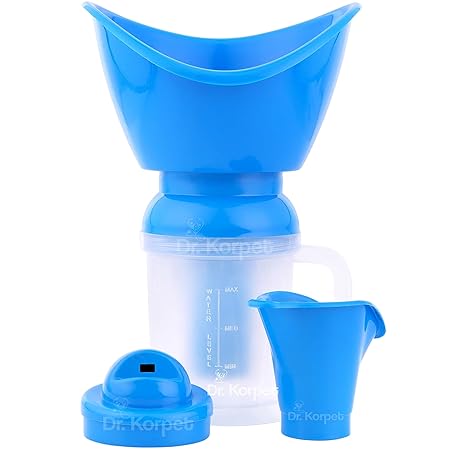 Dr. Korpet vaporizer steamer for cold and cough and face steam, steam inhaler & vapourisers  Blue
