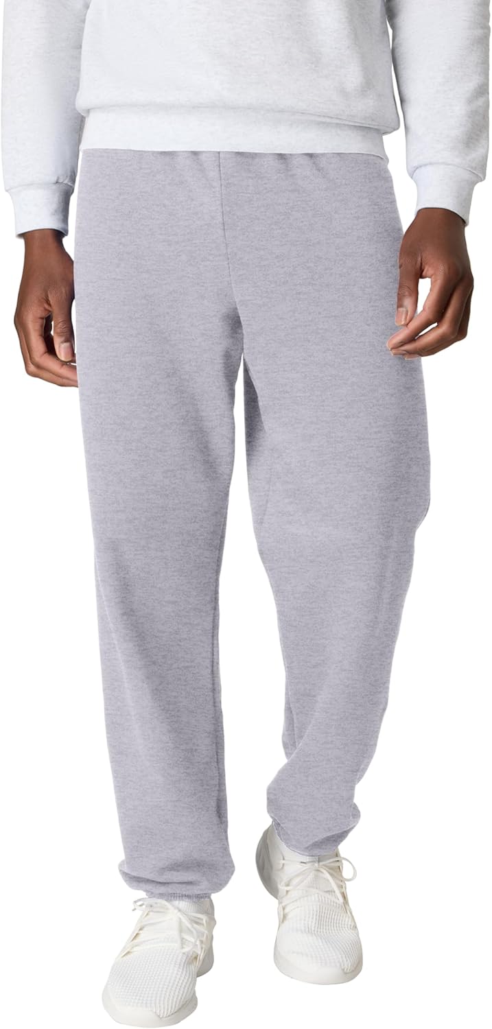 Hanes Men's Ecosmart Best Sweatpants, Athletic Lounge Pants with C"ed Cuffs