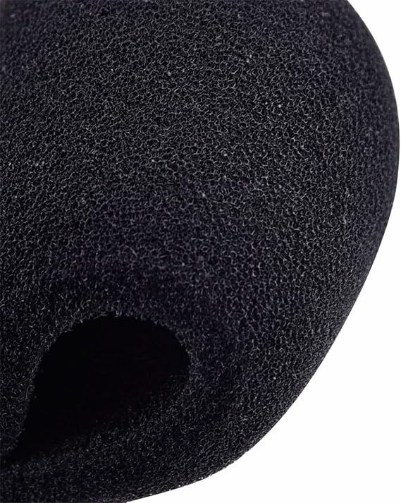 Mudder 10 Pack Microphone Covers Foam Microphone Windscreen Mic Covers Thick Handheld Stage Disposable Mic Pop Filter Suitable for Most Standard Black
