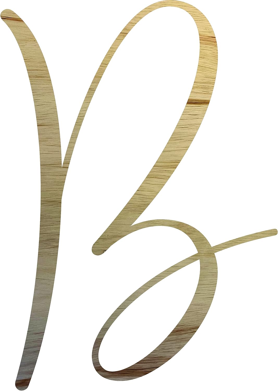Unfinished Wood Letter 8" Blank A Rebeca Font