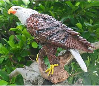 Amazon.co.jp: イーグル 鷲 ポリレジン オブジェ 鳥 置き物