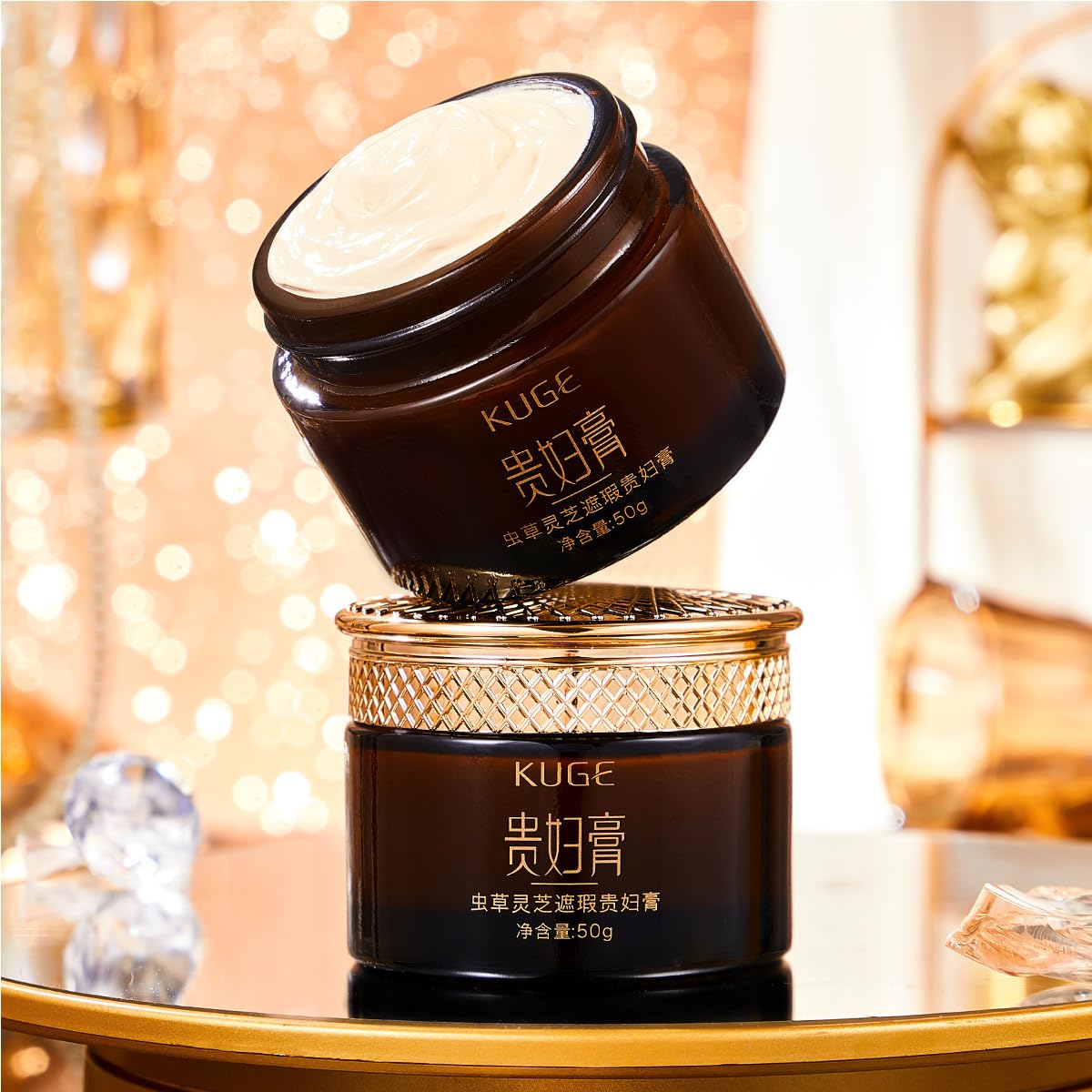 Amazon.com: Cordy-ceps Lingzhi Noblewoman's Cream, 50g KUGE Face