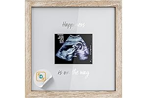 Best Dad Ever Deluxe Sonogram Keepsake Picture Frame