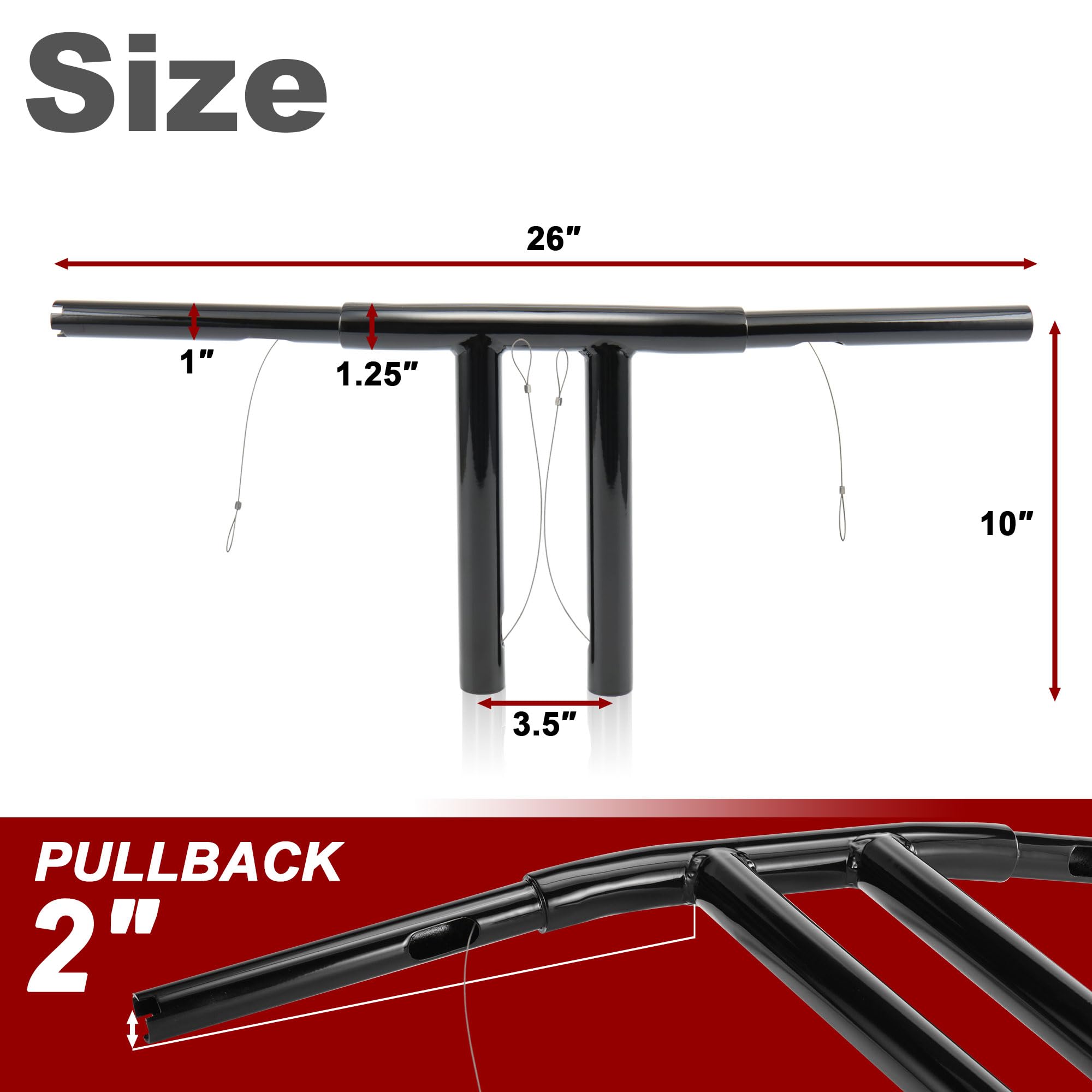 Amazon.com: TIGERSGATE: Ape hanger handlebars