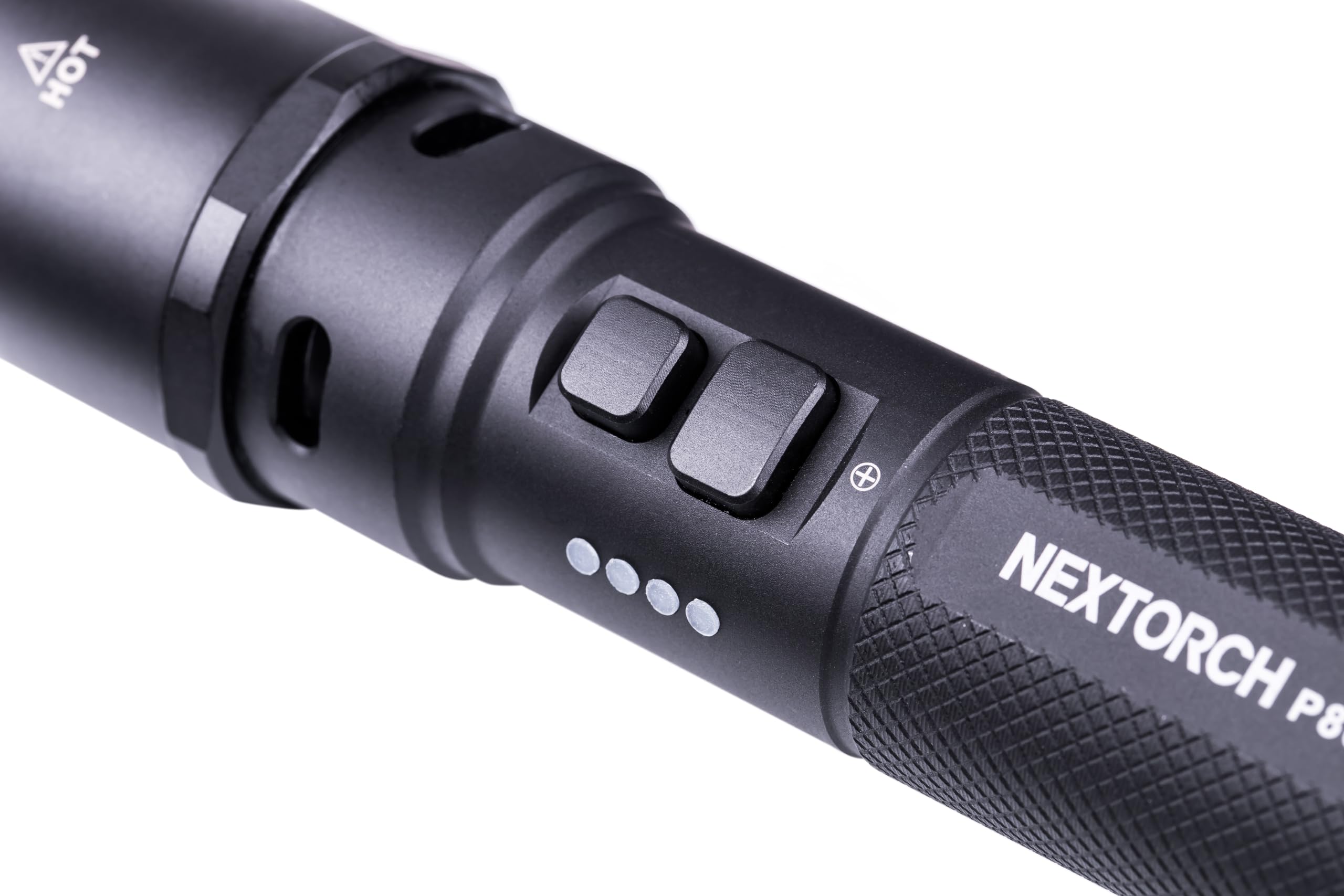 NEXTORCH Lampe torche LED P86-1600 lumens avec module sonore 120 dB - Brise-vitre d'urgence