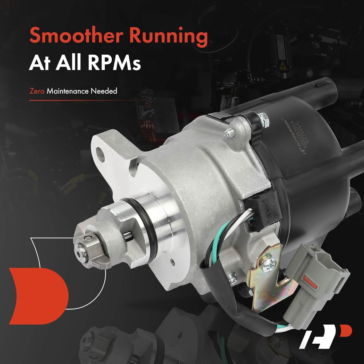A-Premium Ignition Distributor with Cap and Rotor Compatible with Toyota Corolla 1995-1997, Celica 1996-1997 & Geo Prizm 1995-1997, 1.6L 1.8L