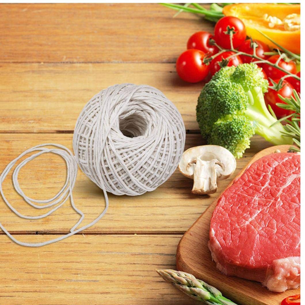 Ficelle Coton Qualité Alimentaire 75m - Pour Cuisine, BBQ, Rôtissage, Artisanat - Non Blanchie