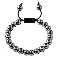 Vista 128 de Amazing Gemstone Yaxaite Bracelet for Women Men's Gifts - Protection Healing Crystal Bracelet - 8mm Gemstone Beaded Adjustable Bracelet Pulseras