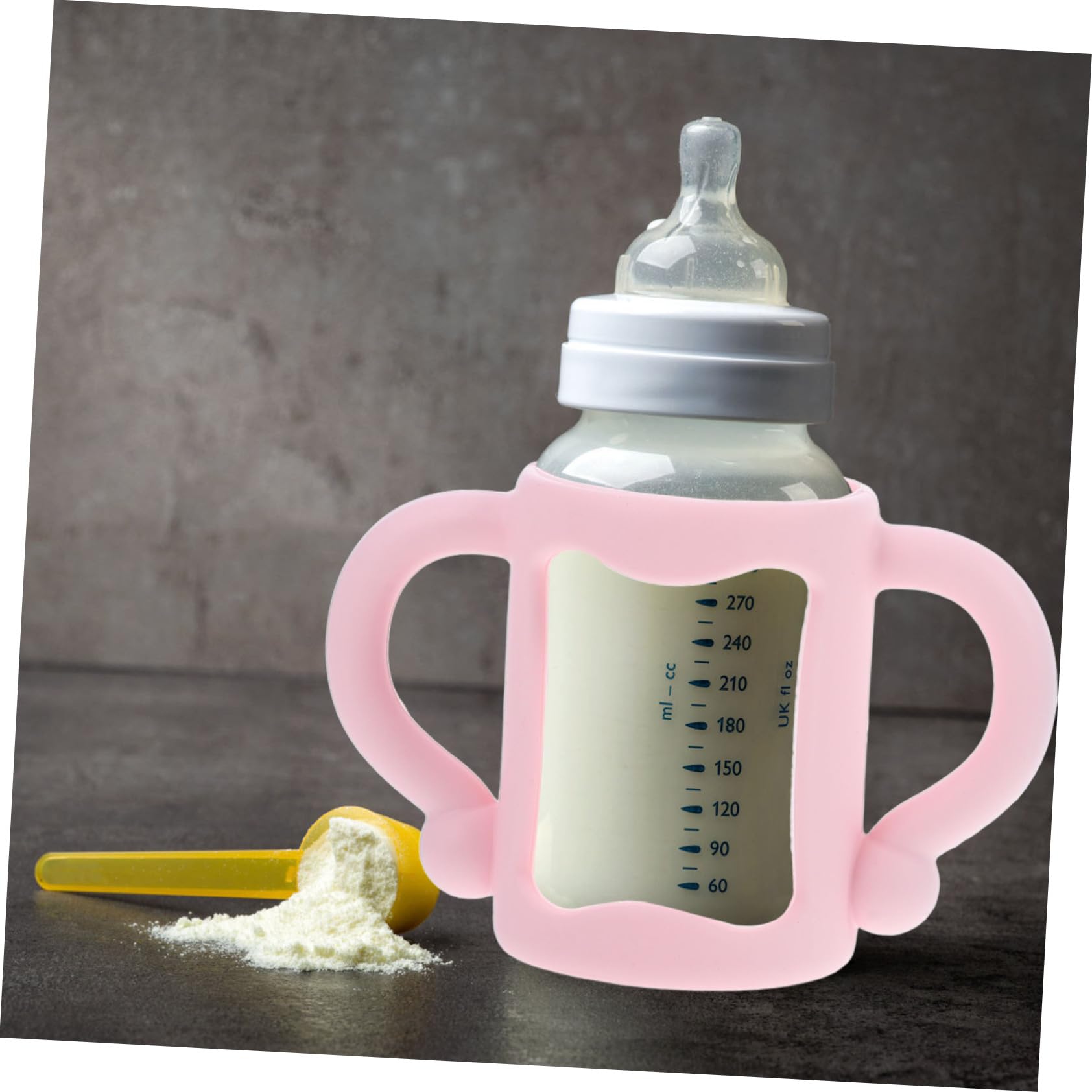 2 Maniglie Per Biberon In Silicone - Design Ad Angelo, Per Presa Sicura, Facili Da Pulire (4.5x13 Cm) - Foto 9