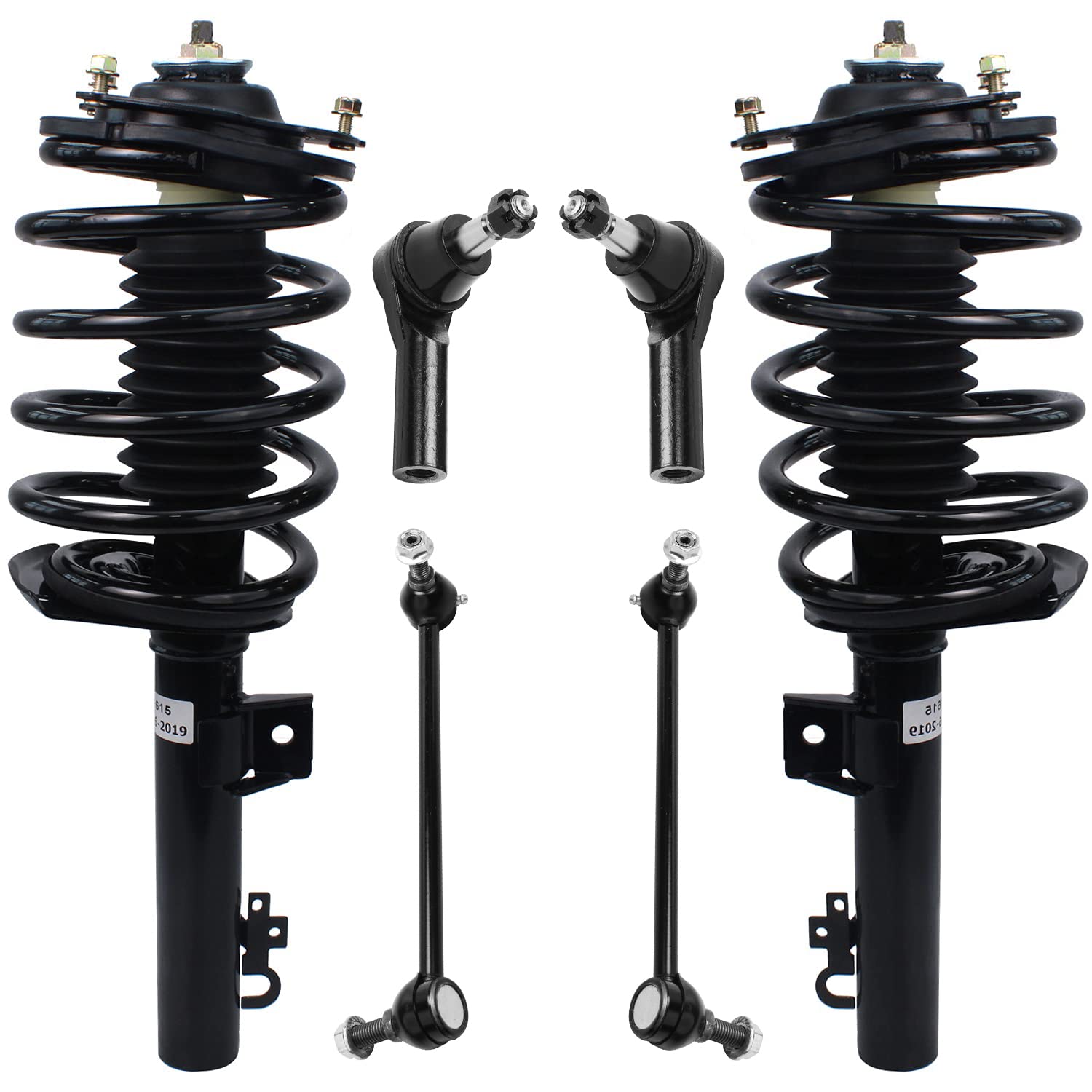 Detroit Axle - Front 6pc Suspension Kit for 1996-2007 Ford Taurus