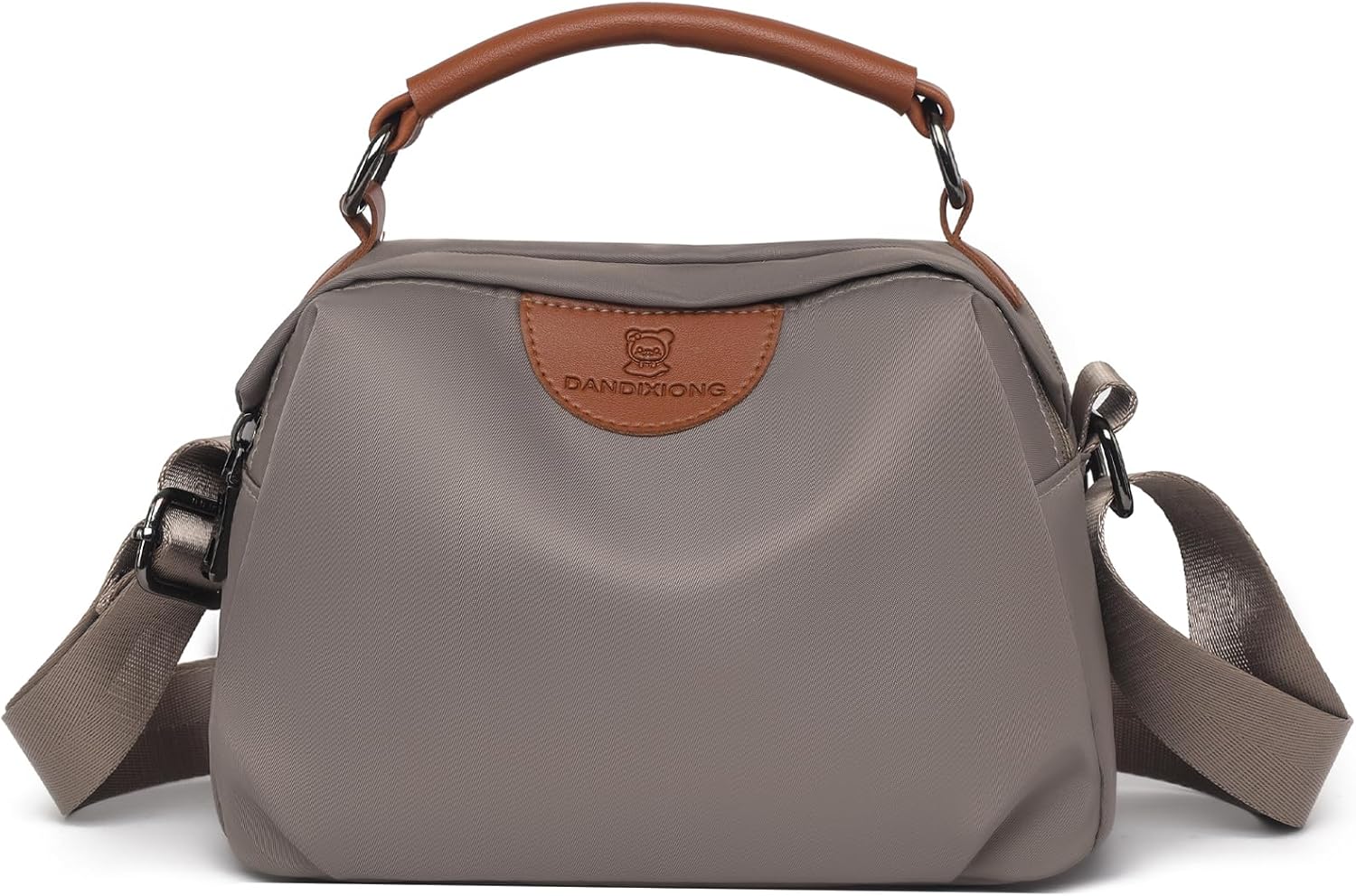 Eslcorri Crossbody Bags for Women, Small Shoulder Bag Nylon Simple Purse with Zipper, Lightweight Casual Mini Purse