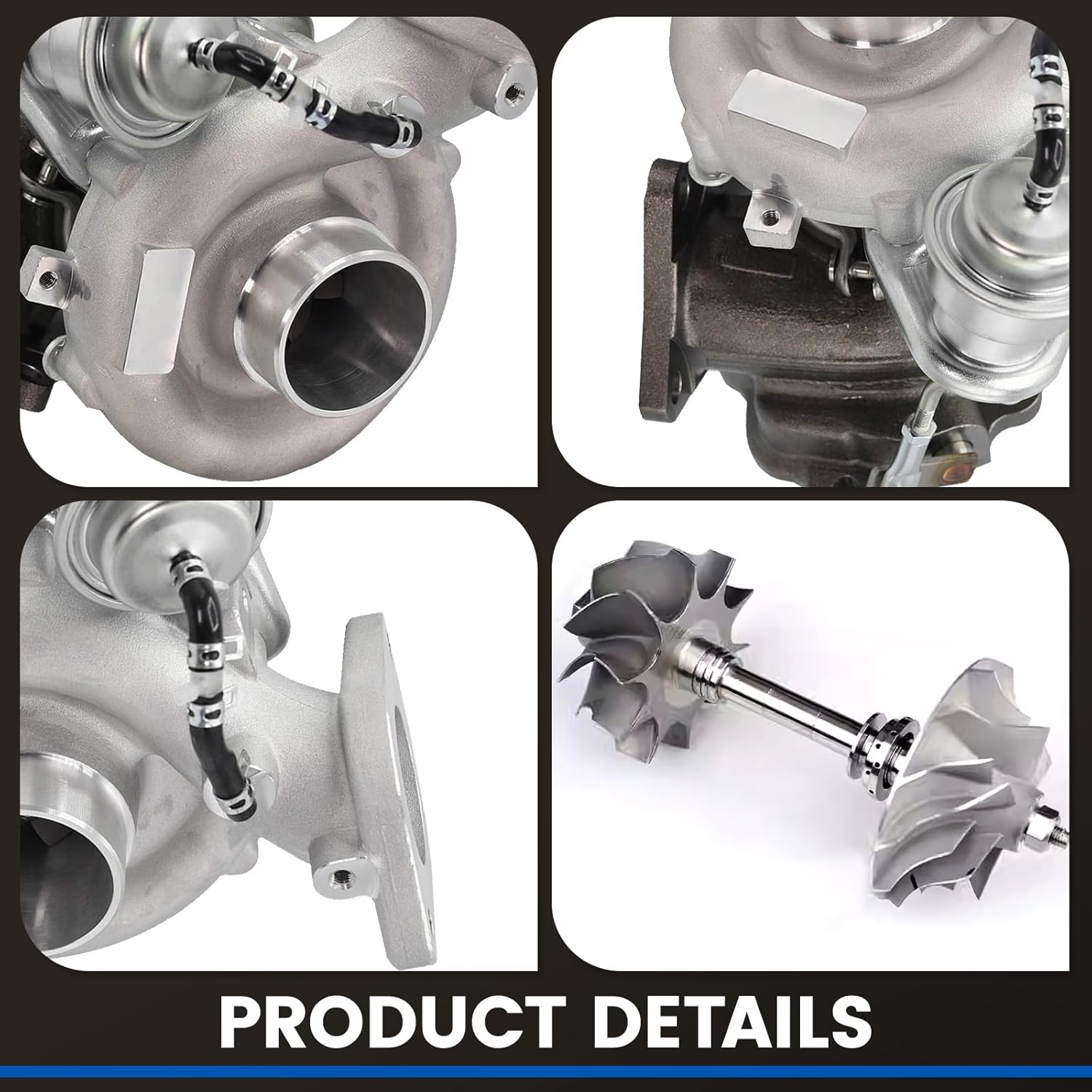 Turbo Turbocharger Compatible with Subaru Legacy Outback 2005-2006 VF46 RHF5H Replace 14411-AA510 14411AA51A