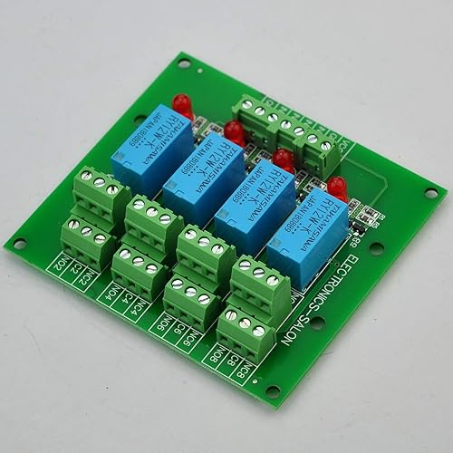 Miniatura 3 de Electronics-Salon Placa de módulo de relé de señal DPDT, versión DC 12V, para Arduino Raspberry-Pi 8051 PIC.