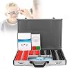 266 Pcs Optical Trial Lens Kit, Plastic Rim Aluminium Case Kit Set Trial Frame Optometry Optician Test, Eye Test Glasses Set, Ideal for Eye Examinations and Vision Testing