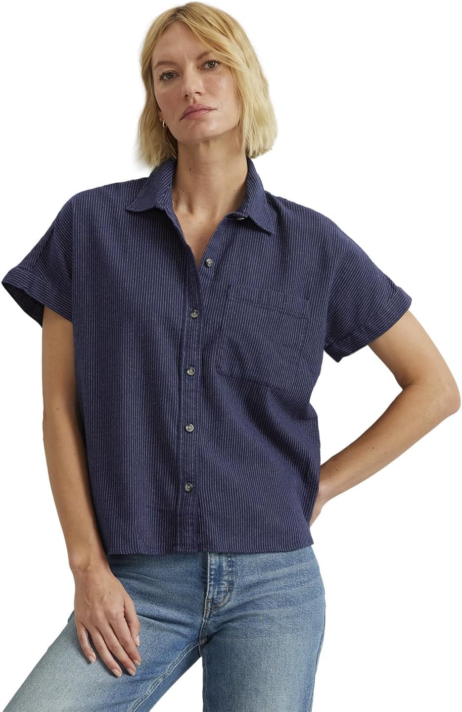 Eddie Bauer Womens Short Sleeve Field Flex Flannel