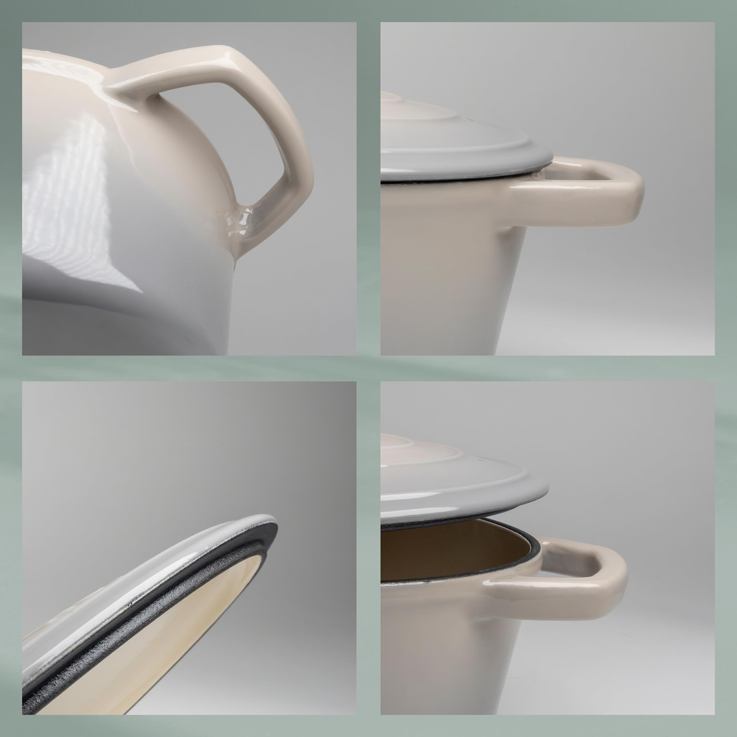 Braadpan Kela Calido met Deksel Ovaal Grijs 6L