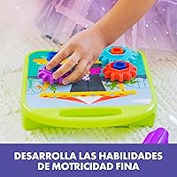 Vista 3 de Educational Insights Taller de Engranajes de Diseño y Taladro - Juguetes de Construcción y Herramientas para Niños Pequeños, Set de Herramientas