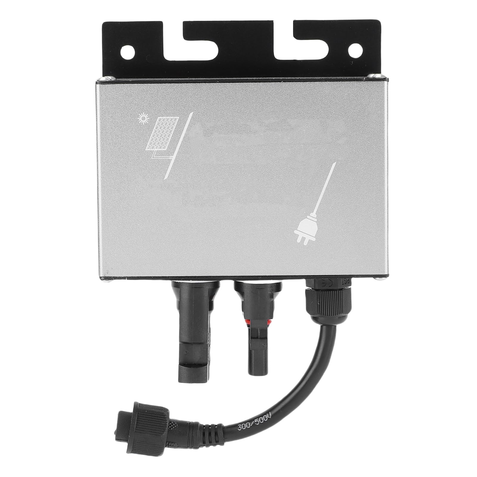 RiToEasysports Inwerter Sieciowy, Obudowa ze Stopu Aluminium Mikroinwerter Solarny o Mocy 145 W z Stopniem Ochrony IP45 do Instalacji Systemu Wytwarzania Paneli Mieszkalnych W Domu