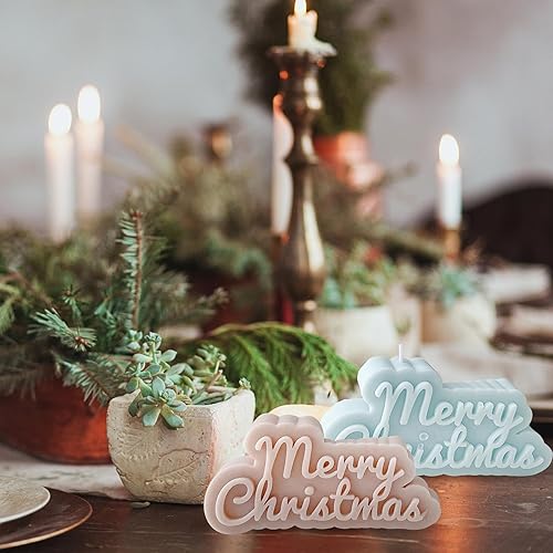 Miniatura 3 de Molde de vela de Navidad para hacer velas, molde de silicona 3D para fundición de resina, bricolaje de yeso, arcilla polimérica, decoración del