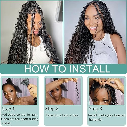 Miniatura 5 de Mylene Deep Wave Micro Braiding Hair Human Hair 16inch Bulk Human Hair for Braiding Two Bundles Unprocessed Brazilian Virgin Human Hair Extensions