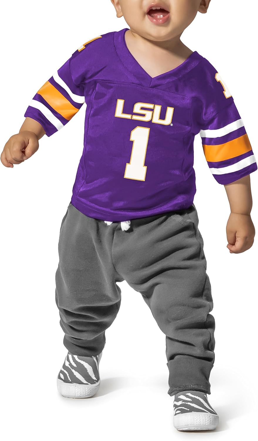 Little King NCAA Infant-Touchdown Pass-Team Football Jersey-Sizes 6 Months 12 Months 18 Months