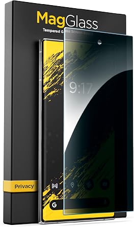 magglass Privacy Guard for Samsung Galaxy S24 Ultra Screen Protector - Anti Spy Tempered Glass Guard Easy Applicator Included
