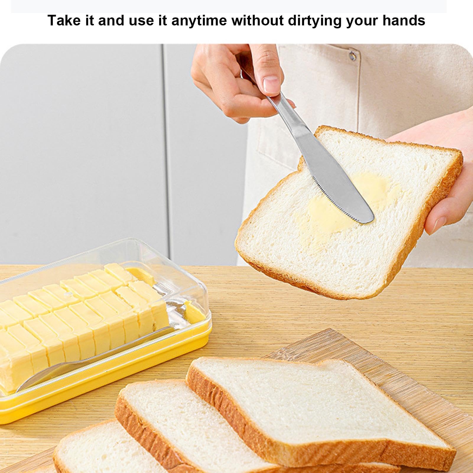Coupe-beurre | Boîte à découper, râpe à fromage, porte-beurre, beurrier avec couvercle en silicone, boîte à beurre pour couper et ranger facilement Bseid