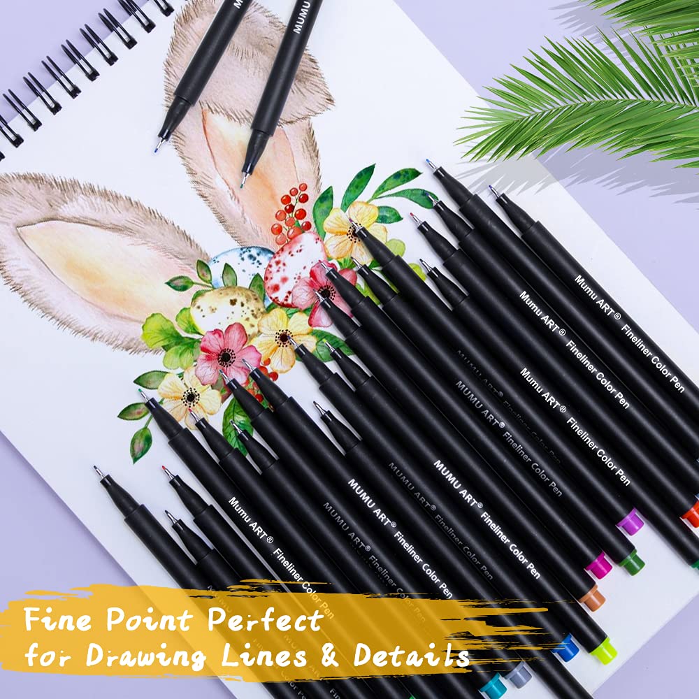 Buy 50 Colors Journal Planner Pens, Colored Pens Fine Point Markers