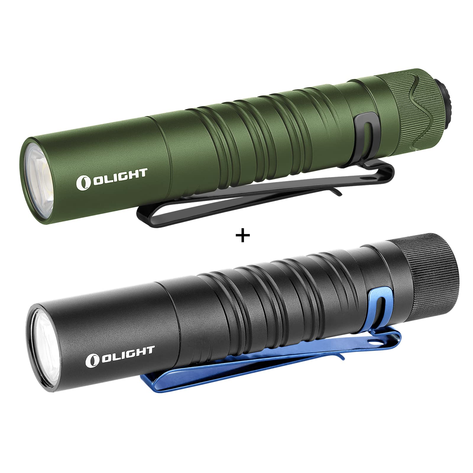 OLIGHT I5R EOS 350 Lumens Rechargeable Tail-Switch LED Flashlight Bundle OLIGHT I5T EOS 300 Lumens T