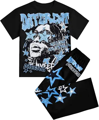 SOLY HUX Boy's Y2K 2 Piece Sets Short Sleeve Graphic T-Shirt and Pants
