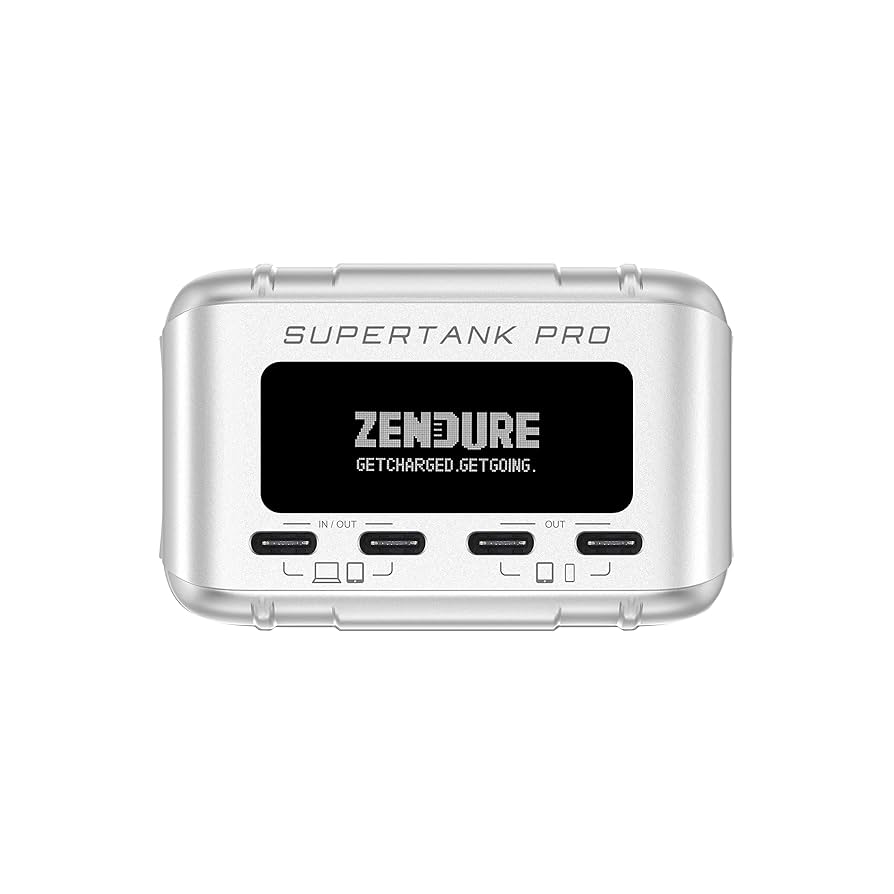 Amazon.com: Zendure SuperTank Pro 26,800mAh 行動電源,附4 個