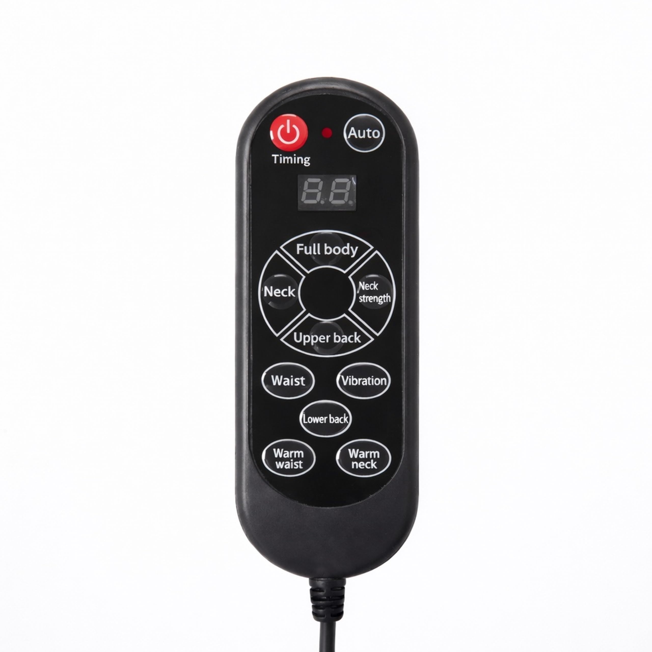 MOCHO® Massagesitzauflage Shiatsu Massagesitz mit Wärmefunktion, 3 Zonen, Rückenmassage, Nackenmassage, Vibrationssitz, Ganzkörper Massagegerät,Massagematte