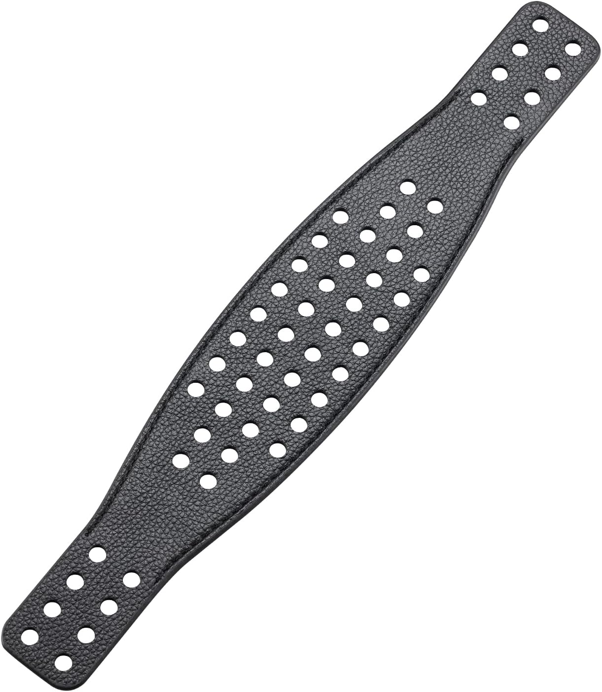 AHG Accessory House Global Wide Perforated Maxwell MM100 Headband Strap. Compatible with Audeze Maxwell and MM-100 Headphones (Black). Premium Cowhide Leather | Handcrafted | Professionally Stitched