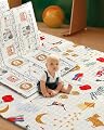 FIRSTCRY INTELLISKILLS Premium Extra Large Reversible Play Mat for Babies, Learning & Crawling Foldable Baby Mat for Flo