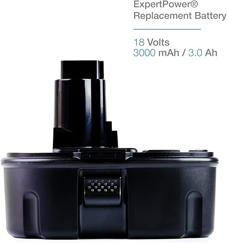 Miniatura 2 de expertpower 18V, 3000mAh, NiMH Batería para herramientas eléctricas para Dewalt DW9098, DC9096DE9039DE9095, DE9096y DE9098