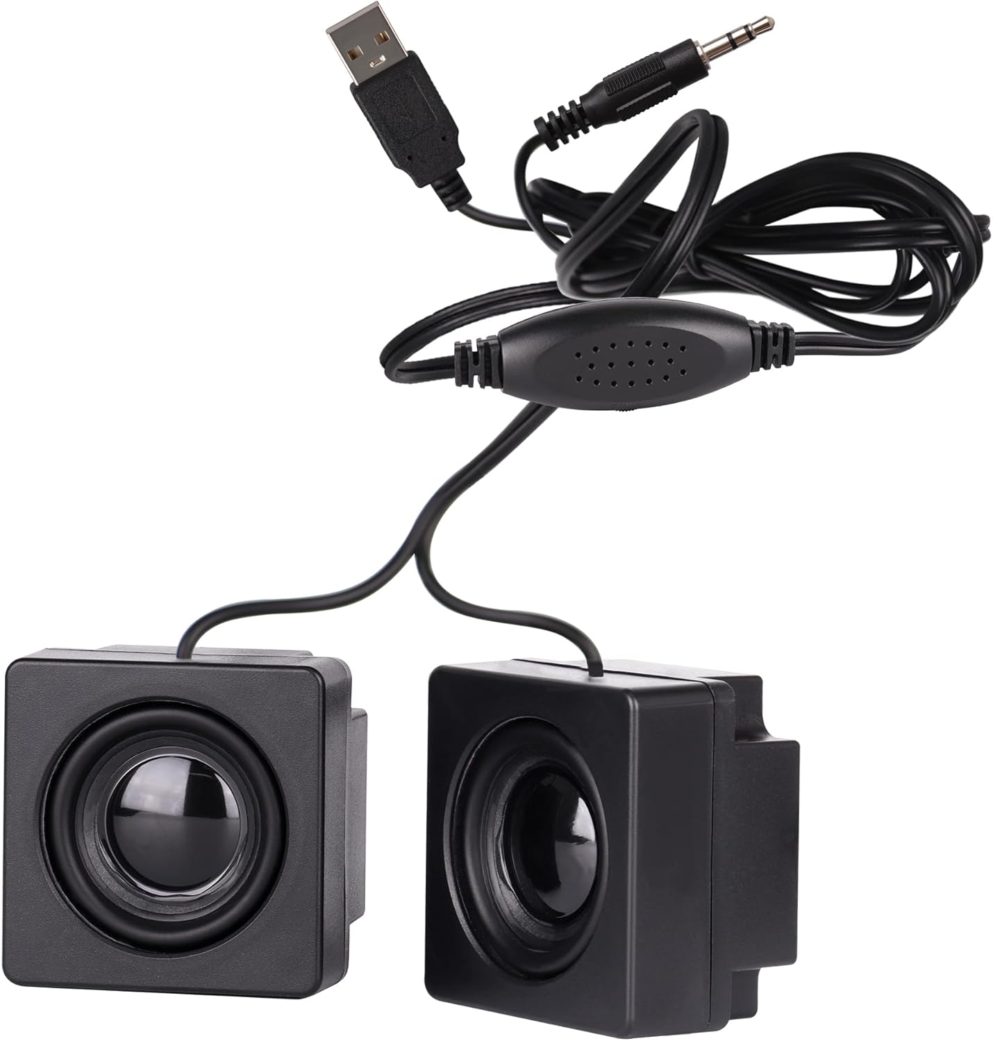 USB Computer Speakers, Mini Desktop Speakers USB Powered...