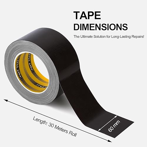 Miniatura 8 de LLPT Cinta adhesiva de alta calidad de 2.36 pulgadas x 108 pies x 0.433in, fácil de rasgar, sin residuos, fuerte adhesivo, color rosa (DT251)