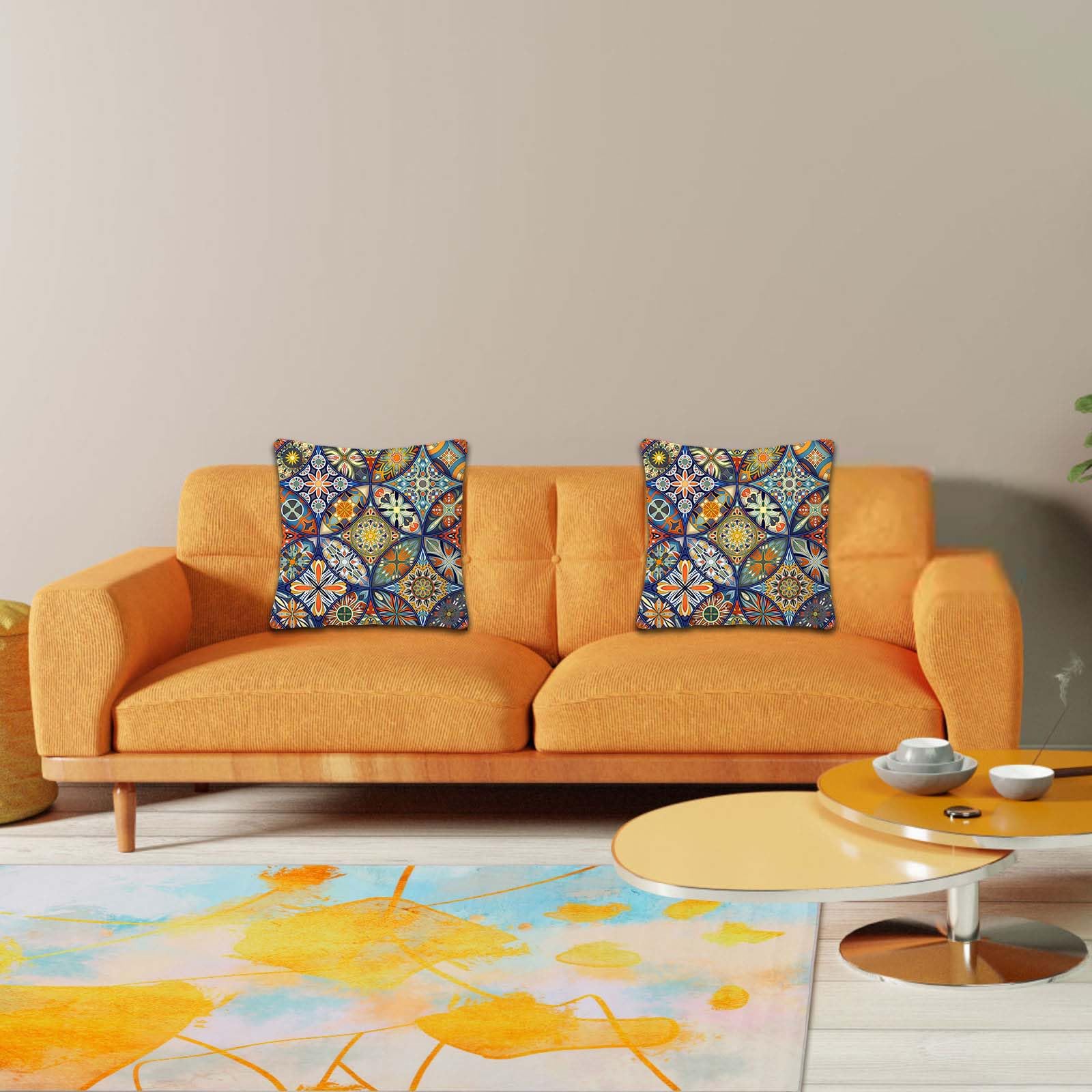 Betadistor Floral Cushion Covers 45x45 cm Pack 2 - Image 2