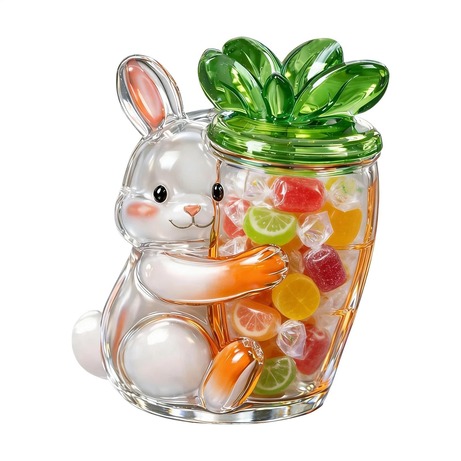 Decoración de casa para Pascua y contenedor de aperitivos portátil en oficinas y dormitorios