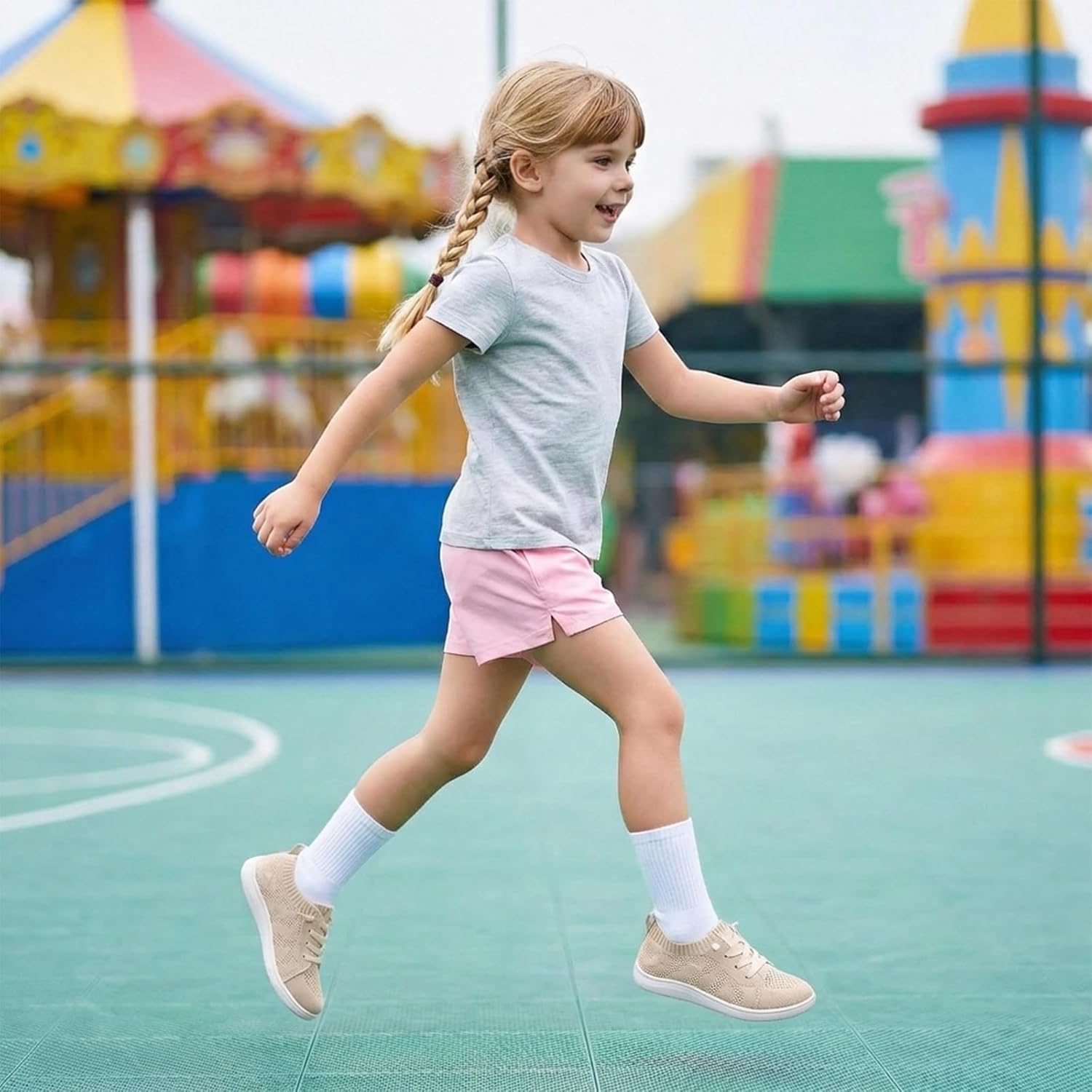 BARERUN Wide Toddler Shoes Barefoot Boys Girls Kids Breathable Sneakers Slip on Tennis Shoes Zero Drop Minimalist Non-Slip Walking Indoor Outdoor Sneakers - Image 2